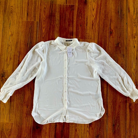 Beautiful White Blouse - XL - Picture 1 of 5